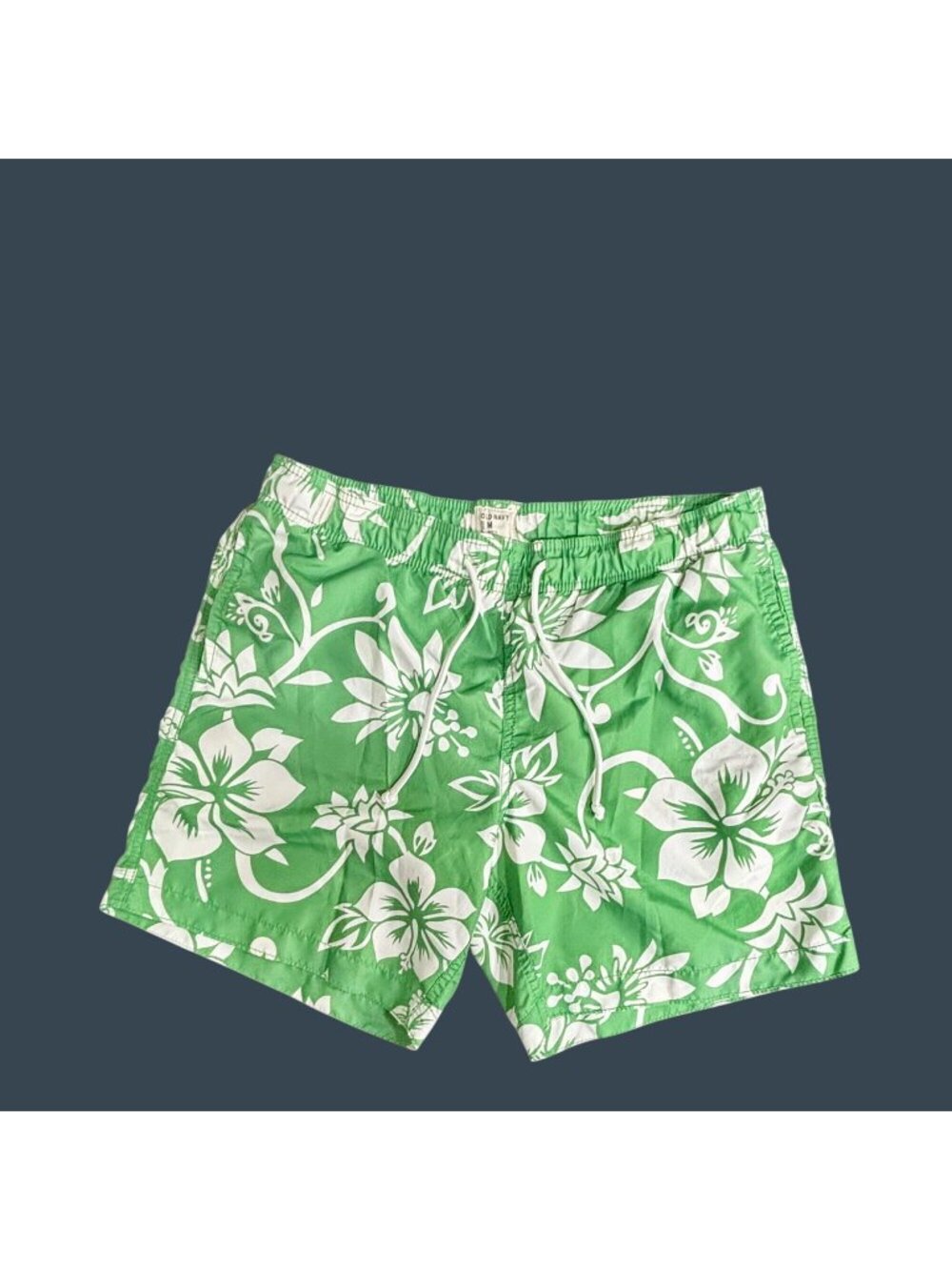 Women’s Old Navy Green Floral Pull‑On Shorts Size M